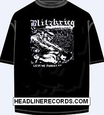 BLITZKRIEG - LEST WE FORGET EP TEE SHIRT