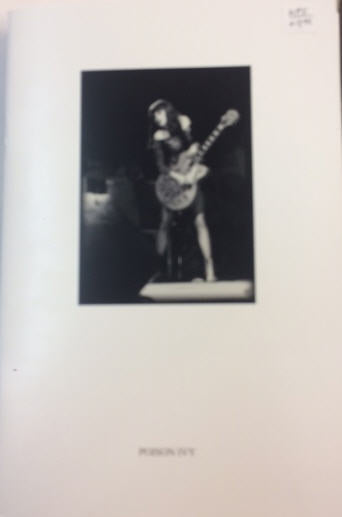 BOOK - POISON IVY (CRAMPS) PICTURES
