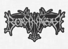 BORKNAGAR - LOGO DIE CUT EMBROIDERED PATCH