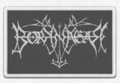 BORKNAGAR - LOGO EMBROIDERED PATCH