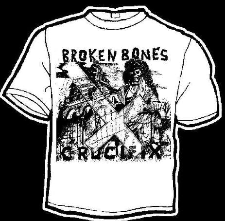 BROKEN BONES - CRUCIFIX TEE SHIRT