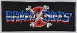 BROKEN BONES - STRIP FOAD EMBROIDERED PATCH