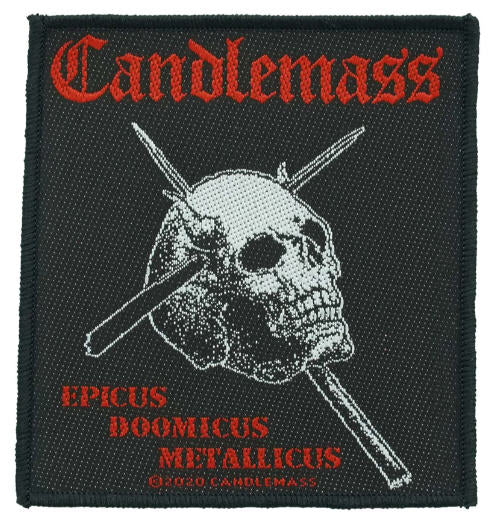 CANDLEMASS - EPICUS DOOMICUS METALLICUS EMBROIDERED PATCH