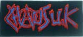 CHAOS UK - CHAOS UK EMBROIDERED PATCH