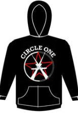 CIRCLE ONE - LOGO (BLACK SWEATSHIRT) HOODIE SWEATSHIRT