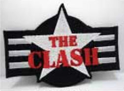 CLASH - STRIPES CUT OUT EMBROIDERED PATCH
