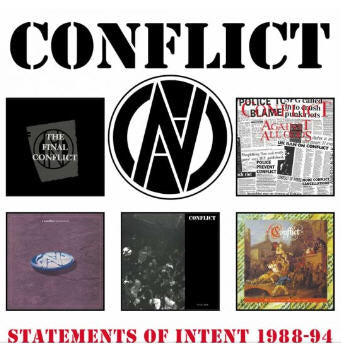 CONFLICT - STATEMENTS OF INTENT 1988 / 94 BOX SET