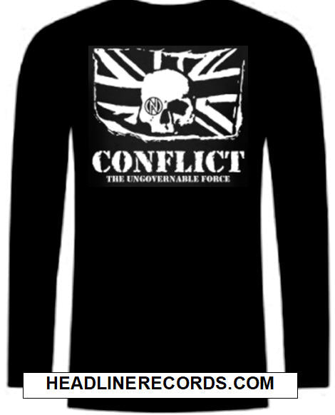 CONFLICT - UNGOVERNABLE FORCE LONG SLEEVE TEE SHIRT