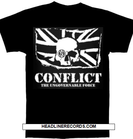 CONFLICT - UNGOVERNABLE FORCE TEE SHIRT