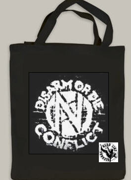 CONFLICT - DISARM OR DIE TOTE BAG