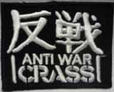 CRASS - ANTI WAR EMBROIDERED PATCH