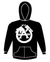 CRASS - BROKEN GUN HOODIE SWEATSHIRT
