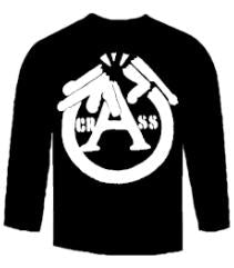 CRASS - BROKEN GUN LONG SLEEVE TEE SHIRT