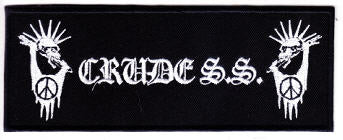 CRUDE SS - CRUDE SS W/ LOGO (RECTANGLE) EMBROIDERED PATCH