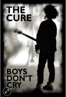 CURE - BOYS DON'T CRY FABRIC FABRIC FLAG BANNER