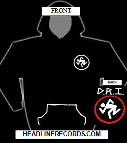 D.R.I - LOGO HOODIE SWEATSHIRT
