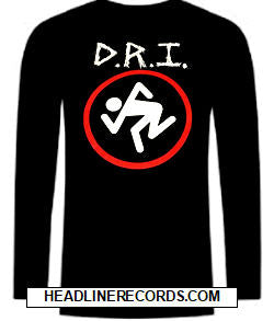 D.R.I - LOGO LONG SLEEVE TEE SHIRT