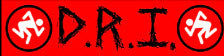 D.R.I - SKANKING MAN STICKER