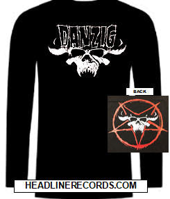 DANZIG - LOGO LONG SLEEVE TEE SHIRT