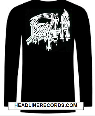DEATH - DEATH LOGO LONG SLEEVE TEE SHIRT
