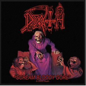 DEATH - SCREAM BLOODY GORE EMBROIDERED PATCH