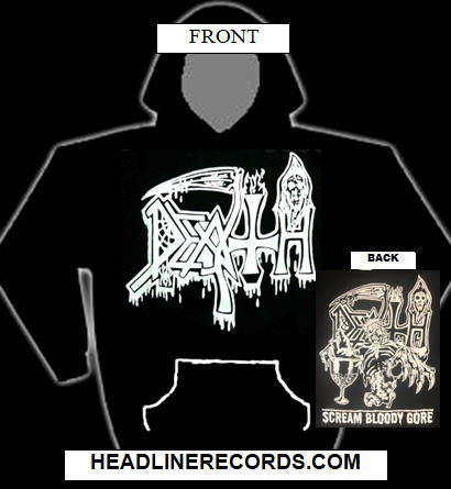 DEATH - SCREAM BLOODY GORE HOODIE SWEATSHIRT