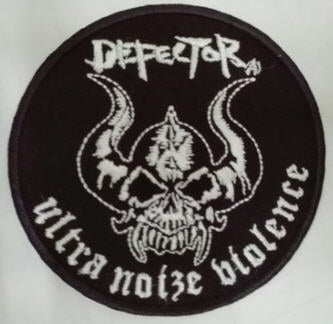 DEFECTOR - ULTRA NOISE VIOLENCE EMBROIDERED PATCH