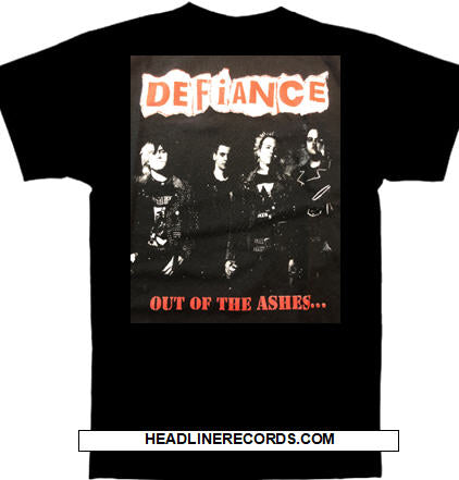 DEFIANCE - OUT OF THE ASHES TEE SHIRT