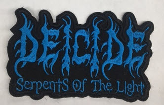 DEICIDE - SERPENTS OF THE LIGHT CUT OUT EMBROIDERED PATCH
