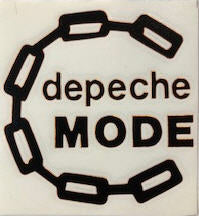 DEPECHE MODE - LOGO RUBOFF STICKER