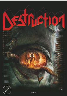 DESTRUCTION - DAY OF RECKONING FABRIC FLAG BANNER