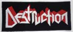 DESTRUCTION - DESTRUCTION EMBROIDERED PATCH