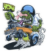 DIRTY DONNY STICKER - CHEESE RUNNER