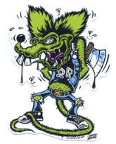 DIRTY DONNY STICKER - DESERT FINK