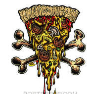 DIRTY DONNY STICKER - PIZZA PARTY