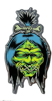 DIRTY DONNY STICKER - SHRUNKEN HEAD FOIL