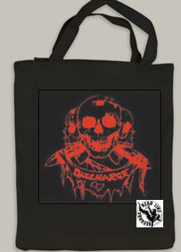 DISCHARGE - 3 SKULLS TOTE BAG