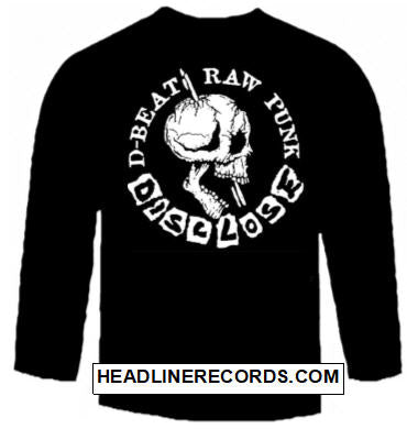 DISCLOSE - D-BEAT RAW PUNK LONG SLEEVE TEE SHIRT