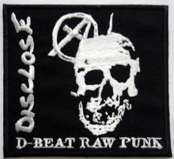 DISCLOSE - D BEAT RAW PUNK (SQUARE) EMBROIDERED PATCH