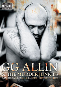 GG ALLIN - RAW, BRUTAL, ROUGH & BLOODY - BEST OF LIVE 1991 DVD