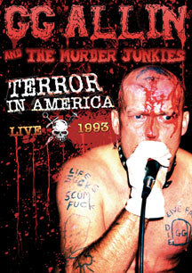 GG ALLIN - TERROR IN AMERICA 1993 DVD