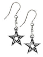 EARRING - BLACK STAR (SET)