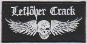 LEFTOVER CRACK - SKULL W/ WINGS EMBROIDERED PATCH