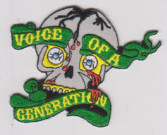 BLITZ - VOICE OF A GENERATION EMBROIDERED PATCH