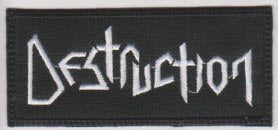 DESTRUCTION - DESTRUCTION EMBROIDERED PATCH