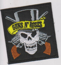 GUNS N' ROSES - SKULL EMBROIDERED PATCH