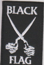 BLACK FLAG - EVERYTHING WENT BLACK EMBROIDERED PATCH