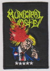 MUNICIPAL WASTE - BULLET TRUMP EMBROIDERED PATCH