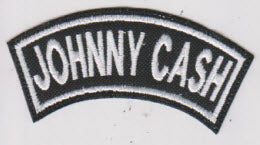 JOHNNY CASH - JOHNNY CASH EMBROIDERED PATCH