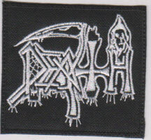 DEATH - LOGO SQUARE EMBROIDERED PATCH